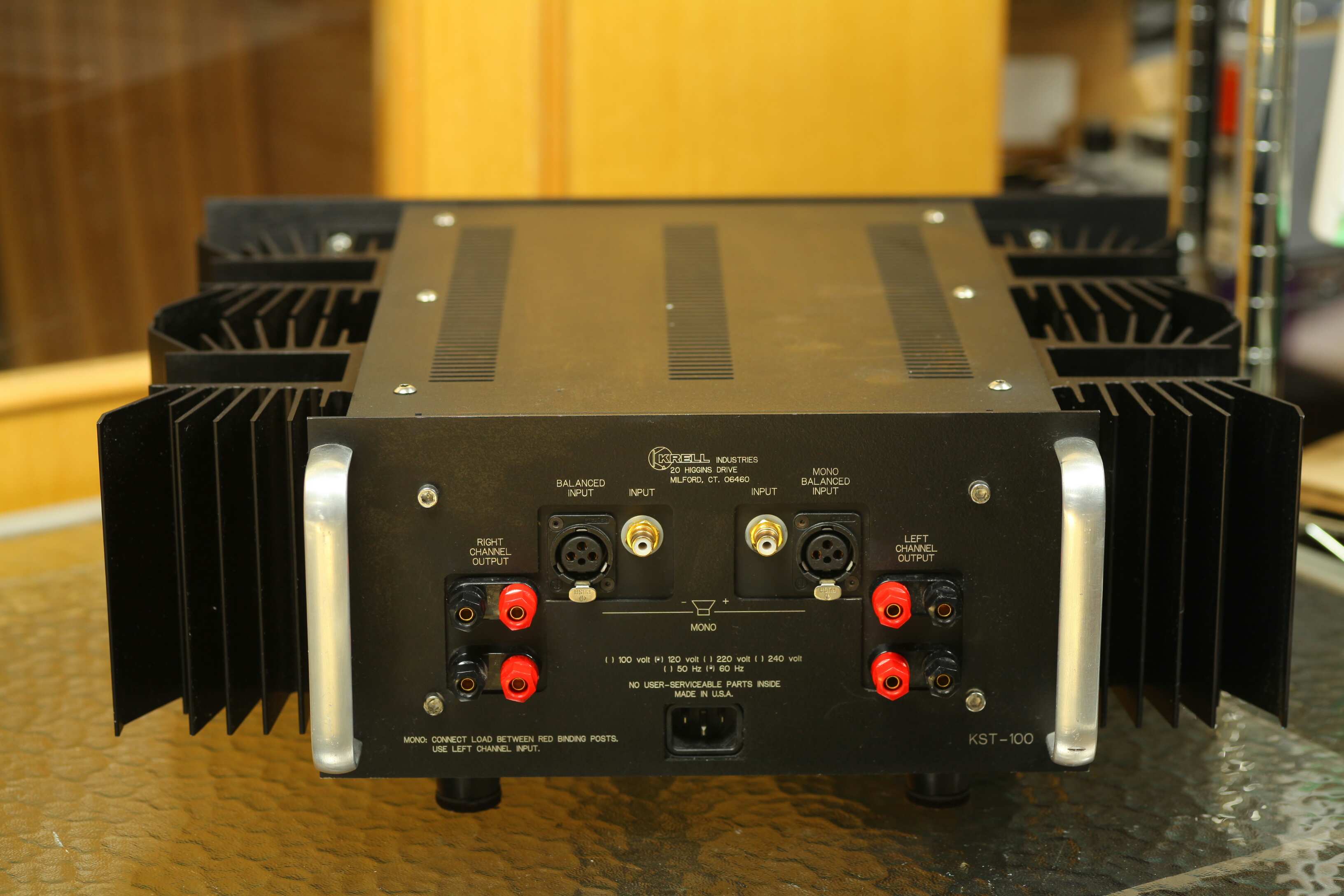 Sold - Krell KST-100 Class A A/B 100 watt Stereo Power amp early